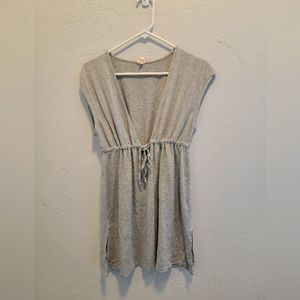 Tunic length Bathing suit cover up